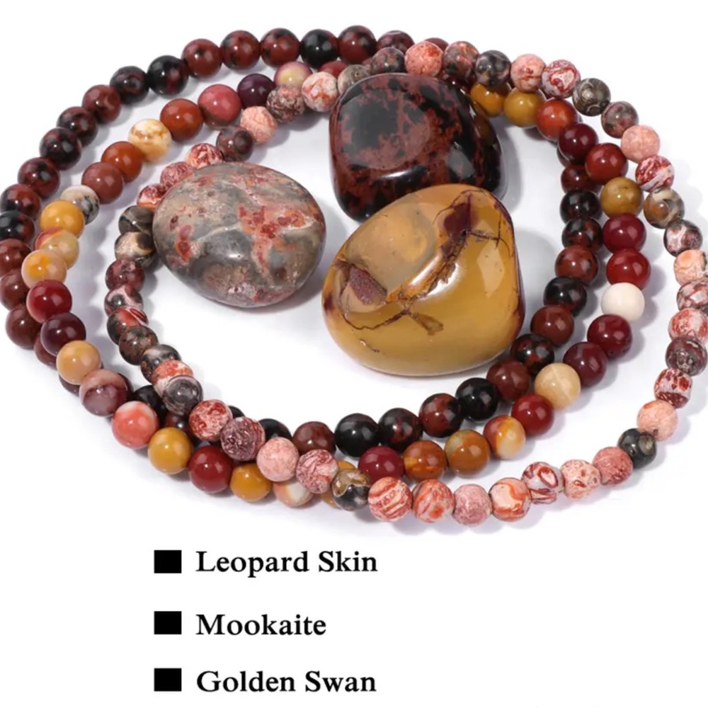 Set of gemstone Bracelets and Gemstones - Picture 3 of 5